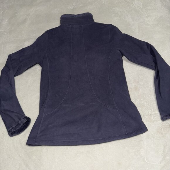 Women’s The North Face Morning Glory Full Zip Purple Fleece Jacket Size Small - Picture 8 of 8